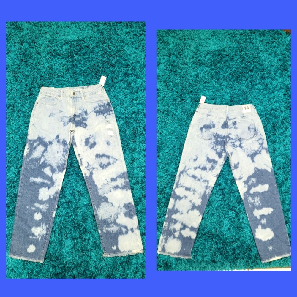 Gap Kids Mid Rise Tie-Dye Jeans